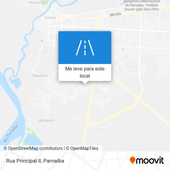 Rua Principal II mapa