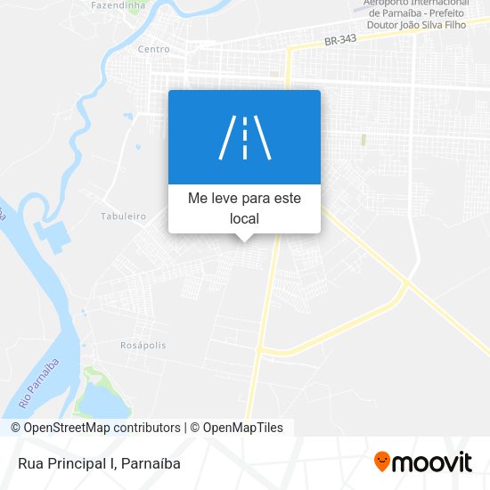 Rua Principal I mapa