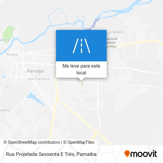 Rua Projetada Sessenta E Três mapa
