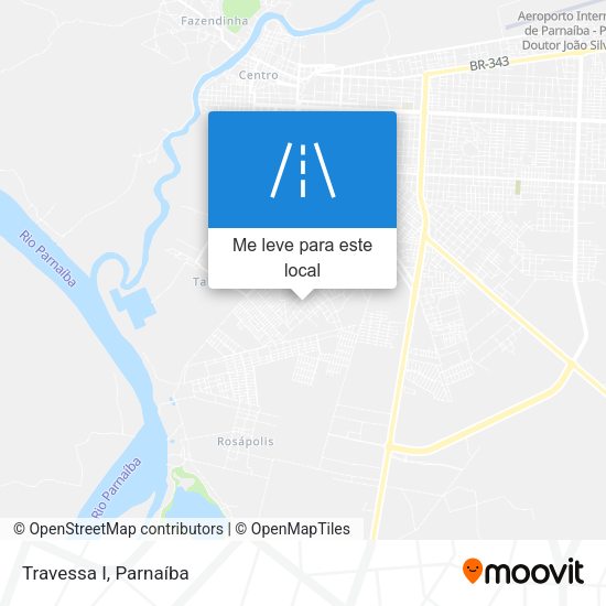Travessa I mapa