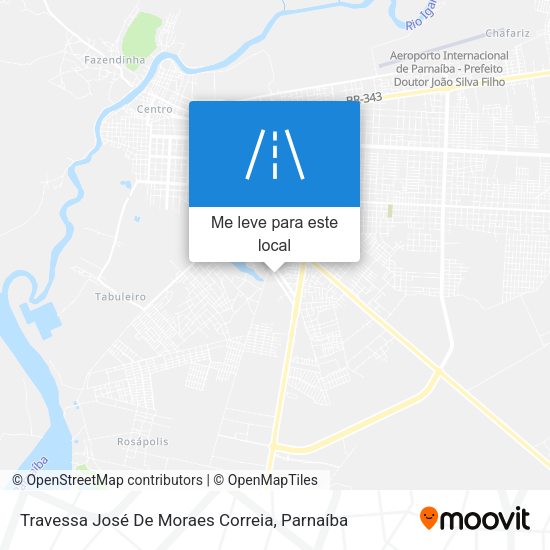 Travessa José De Moraes Correia mapa