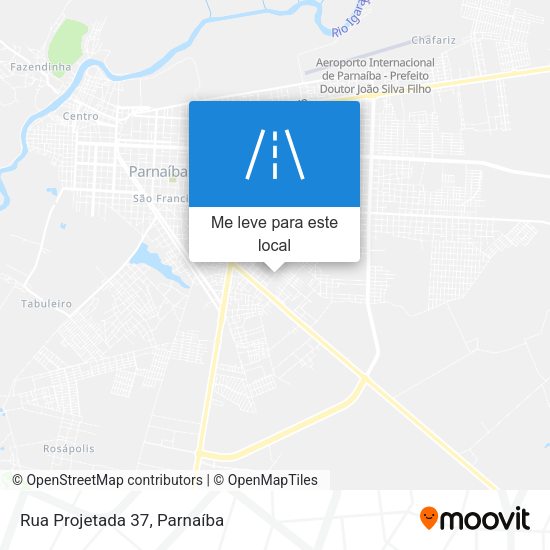 Rua Projetada 37 mapa