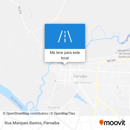 Rua Marques Bastos mapa