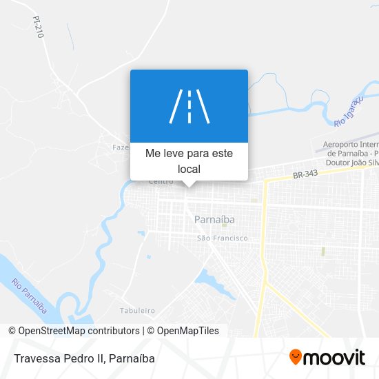 Travessa Pedro II mapa