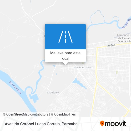 Avenida Coronel Lucas Correia mapa