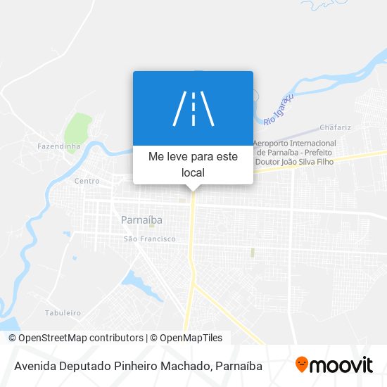 Avenida Deputado Pinheiro Machado mapa