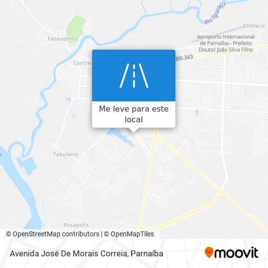 Avenida José De Morais Correia mapa