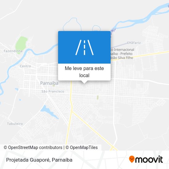 Projetada Guaporé mapa