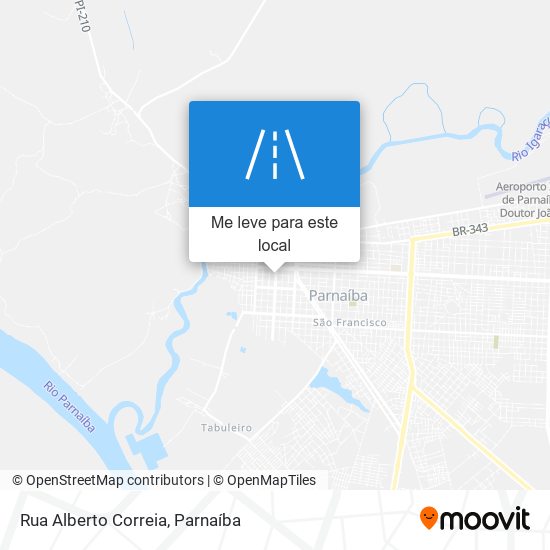 Rua Alberto Correia mapa