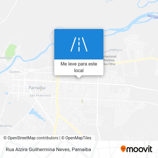 Rua Alzira Guilhermina Neves mapa