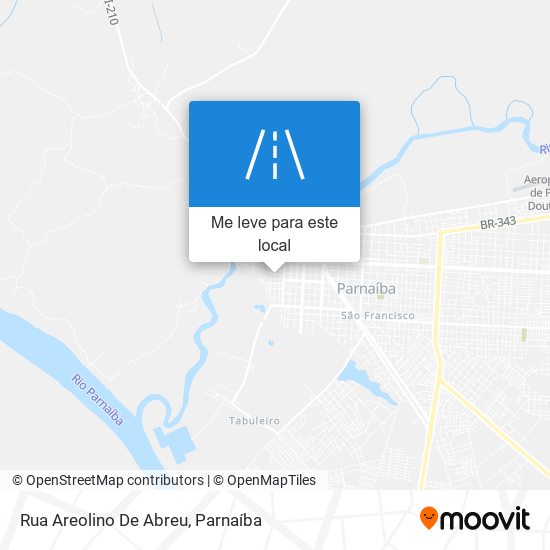 Rua Areolino De Abreu mapa