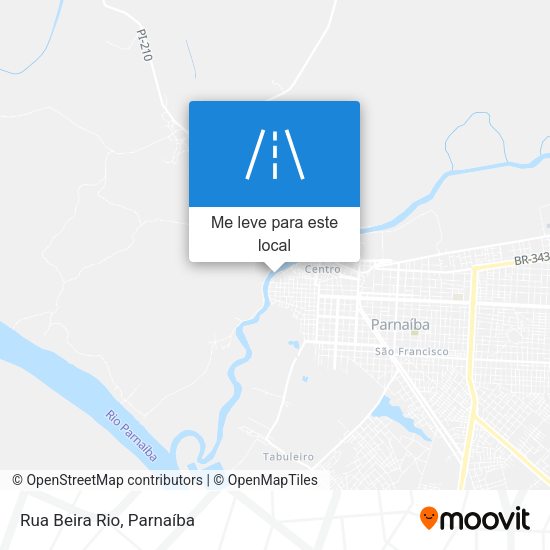Rua Beira Rio mapa