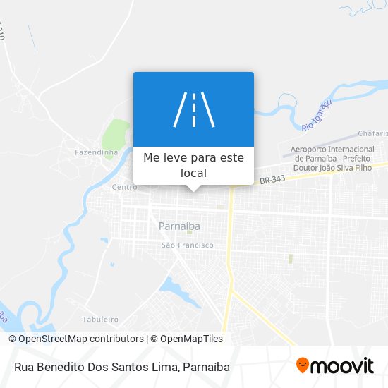 Rua Benedito Dos Santos Lima mapa
