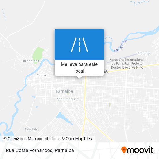 Rua Costa Fernandes mapa