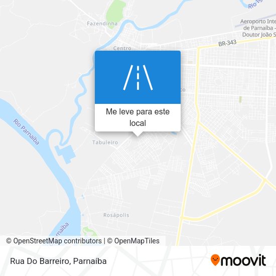 Rua Do Barreiro mapa