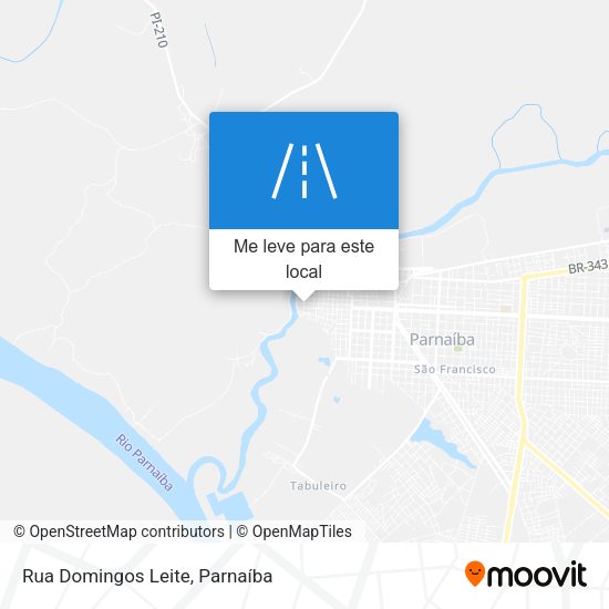 Rua Domingos Leite mapa