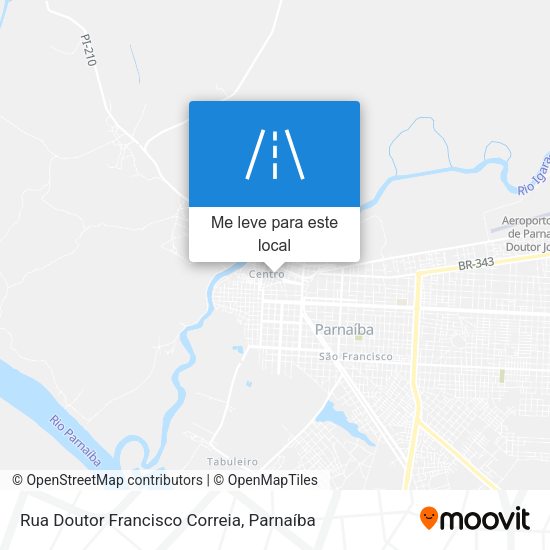 Rua Doutor Francisco Correia mapa