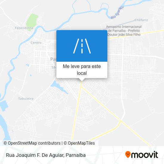 Rua Joaquim F. De Aguiar mapa