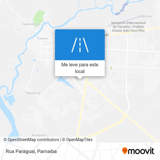 Rua Paraguai mapa