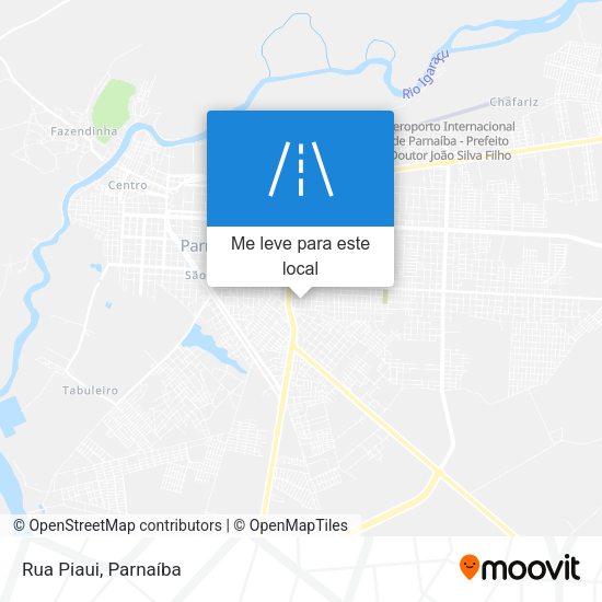 Rua Piaui mapa