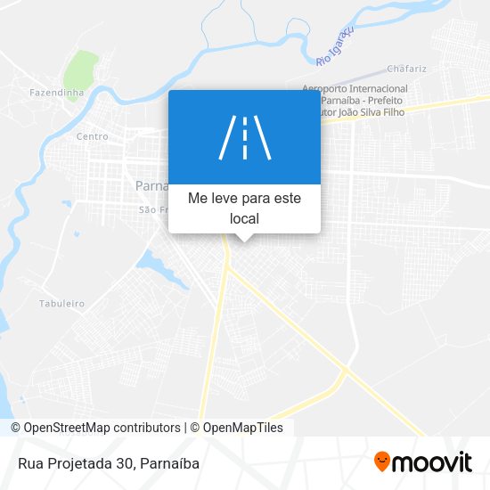Rua Projetada 30 mapa