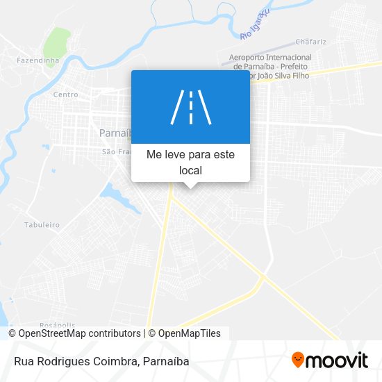 Rua Rodrigues Coimbra mapa