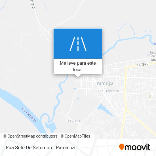 Rua Sete De Setembro mapa