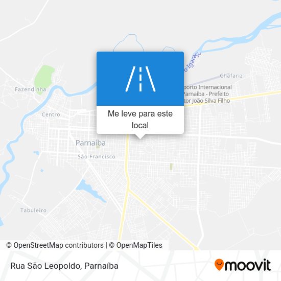 Rua São Leopoldo mapa