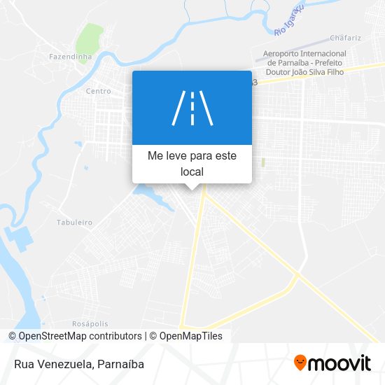 Rua Venezuela mapa