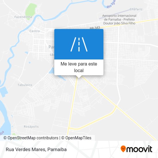 Rua Verdes Mares mapa