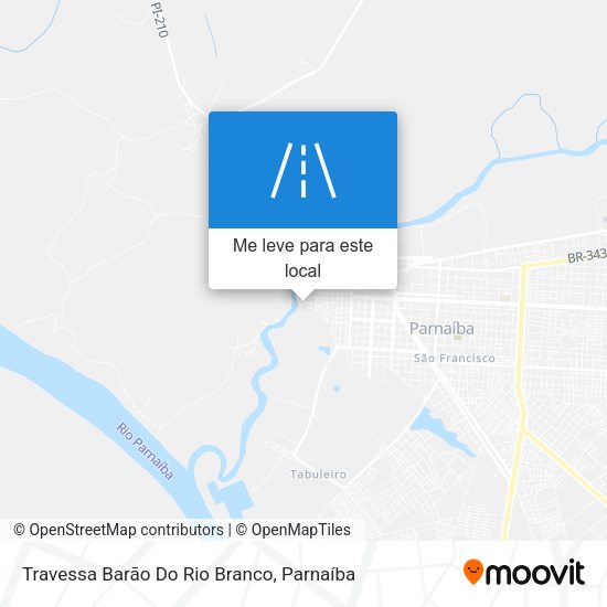 Travessa Barão Do Rio Branco mapa