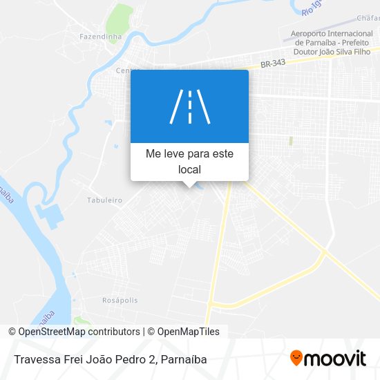 Travessa Frei João Pedro 2 mapa