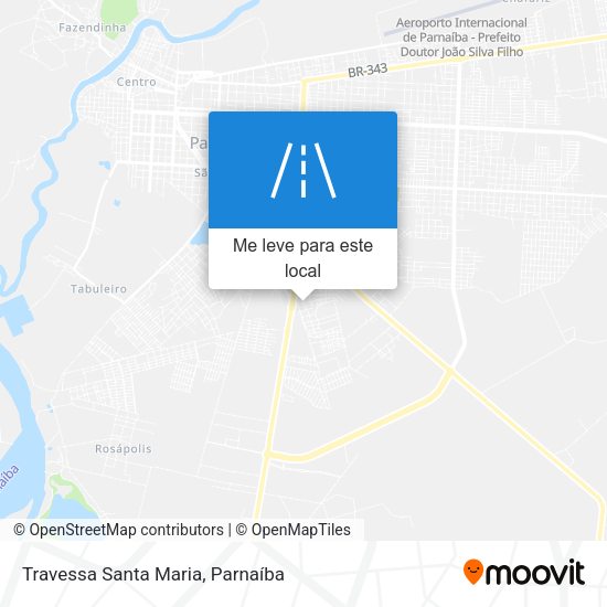 Travessa Santa Maria mapa