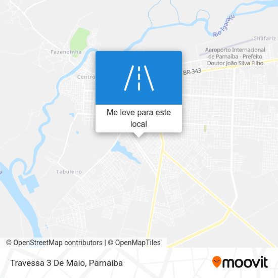 Travessa 3 De Maio mapa