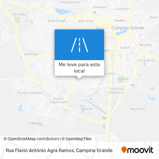 Rua Flavio Antônio Agra Ramos mapa