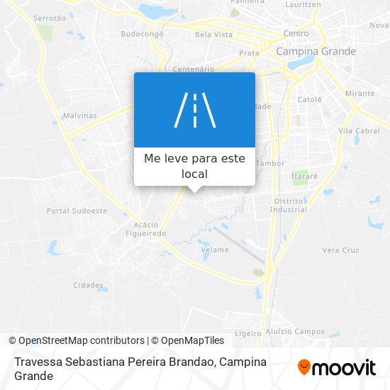 Travessa Sebastiana Pereira Brandao mapa