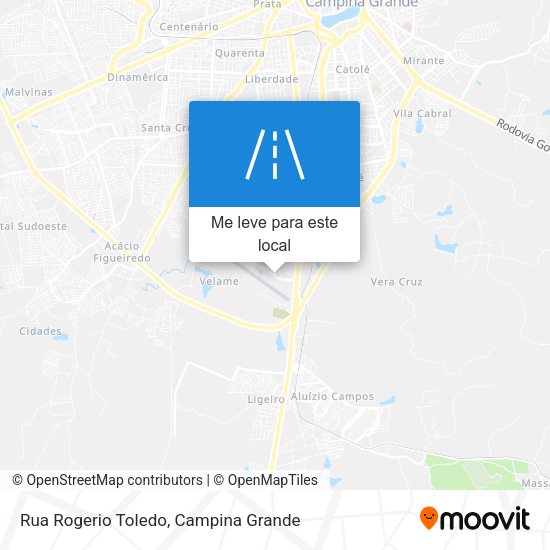 Rua Rogerio Toledo mapa