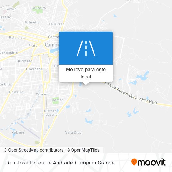 Rua José Lopes De Andrade mapa