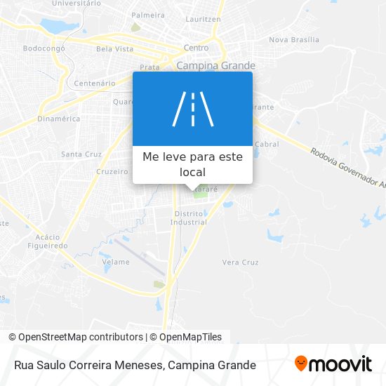 Rua Saulo Correira Meneses mapa