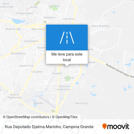 Rua Deputado Djalma Marinho mapa