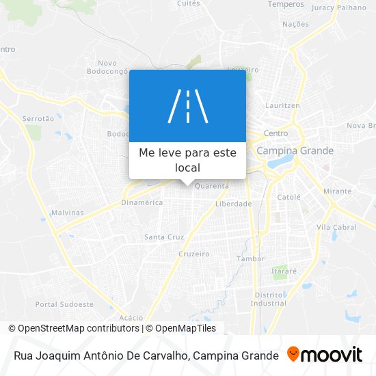 Rua Joaquim Antônio De Carvalho mapa