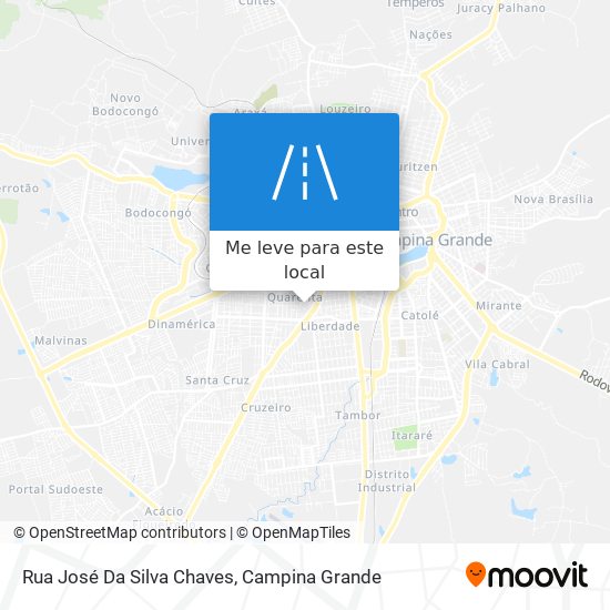 Rua José Da Silva Chaves mapa