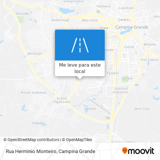 Rua Herminio Monteiro mapa