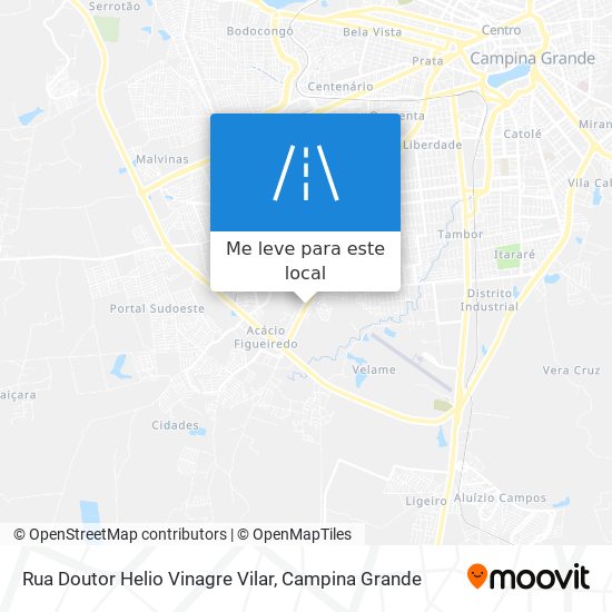 Rua Doutor Helio Vinagre Vilar mapa