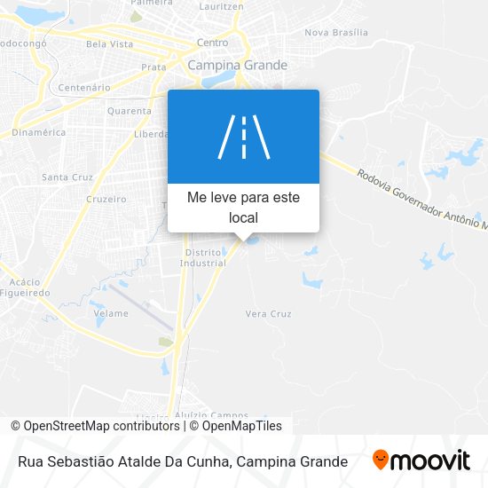 Rua Sebastião Atalde Da Cunha mapa
