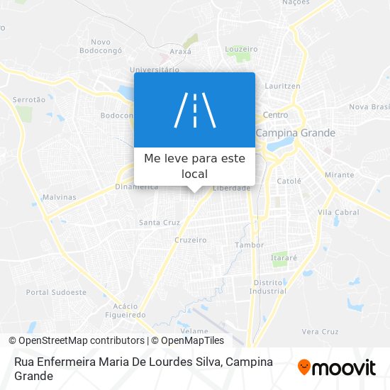 Rua Enfermeira Maria De Lourdes Silva mapa