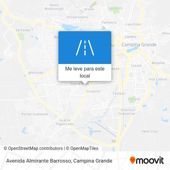 Avenida Almirante Barrosso mapa