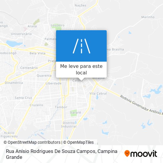 Rua Anísio Rodrigues De Souza Campos mapa