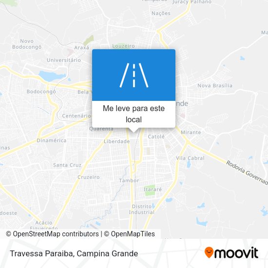 Travessa Paraiba mapa