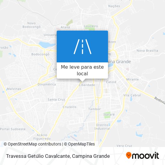 Travessa Getúlio Cavalcante mapa